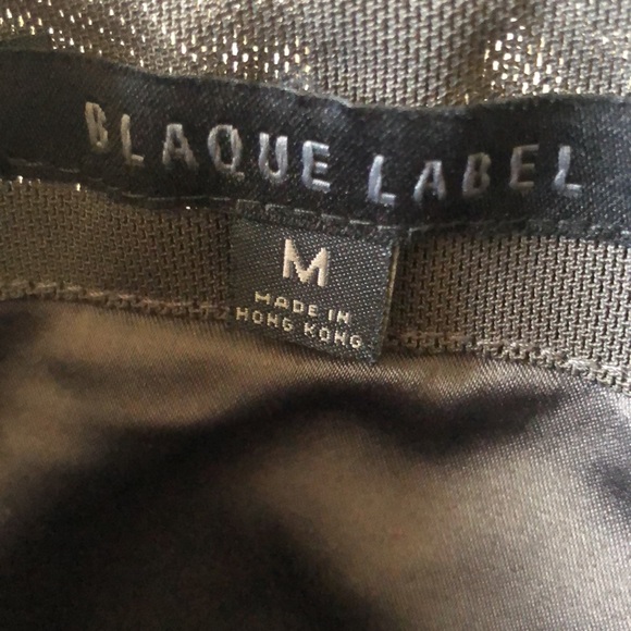 Blanquette Label grey mesh strapless dress with lamb leather detail - Picture 8 of 16